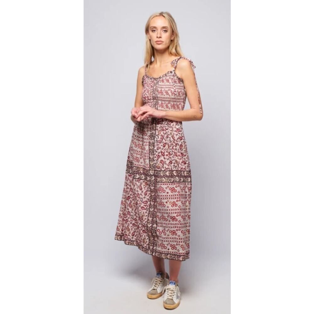 NWT Alix of Bohemia Luna Bandana Midi Dress Sz. L